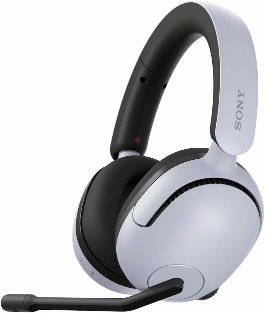 Sony INZONE H5 Wireless Gaming Headset - PC/PS5, 360 Spatial Sound for Gaming, 28H battery lifelow latency, comfortable design, microphone with AI - White